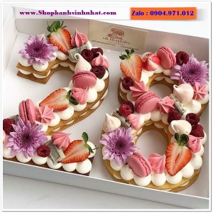 Bánh Sinh Nhật Chữ Cái & Số - RP01